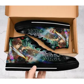 Grimgar of Fantasy and Ash Hai to Gensou no Grimgar Shoes High Top Sneakers for Kids and Adults