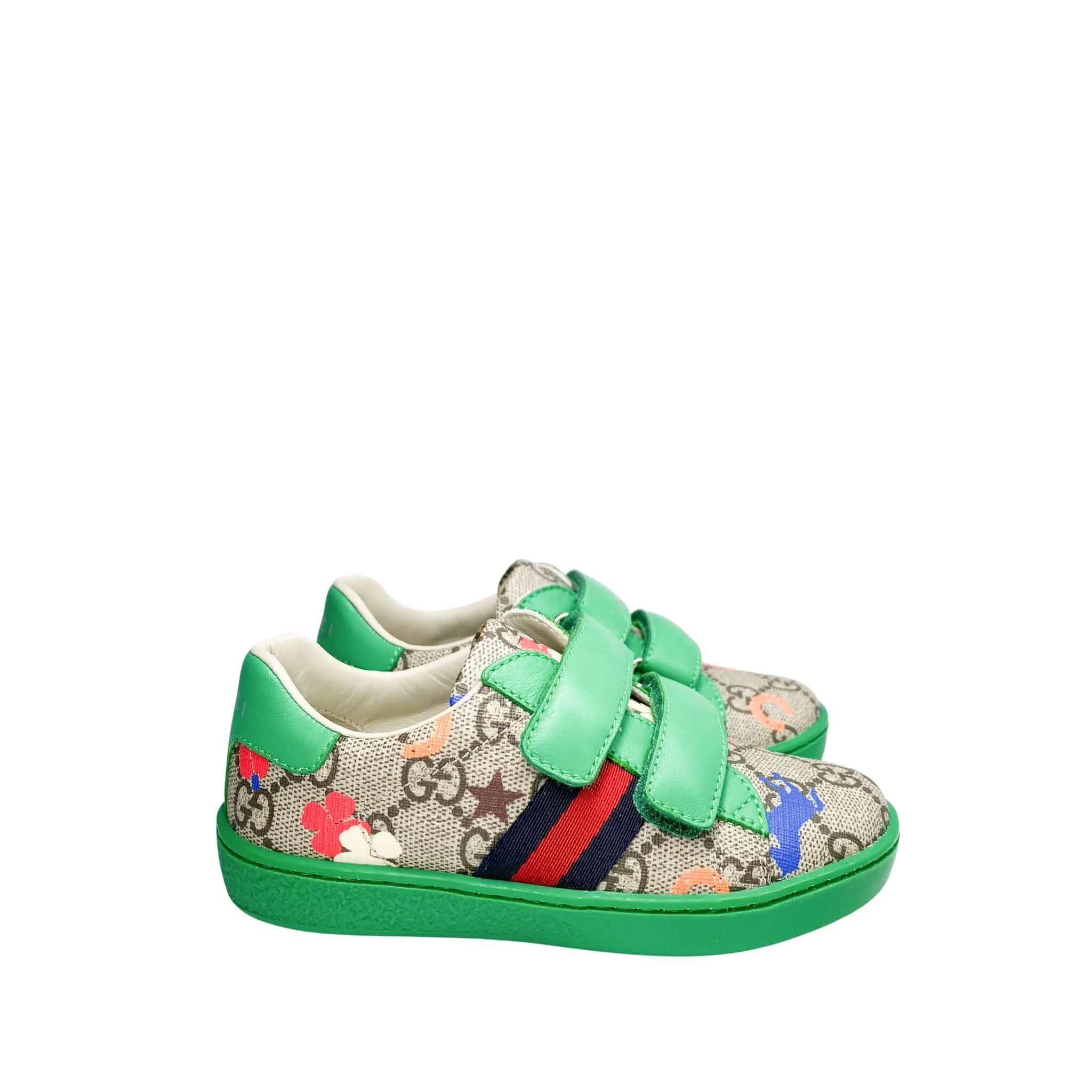 Gucci Kids Ace GG Sneakers in Green