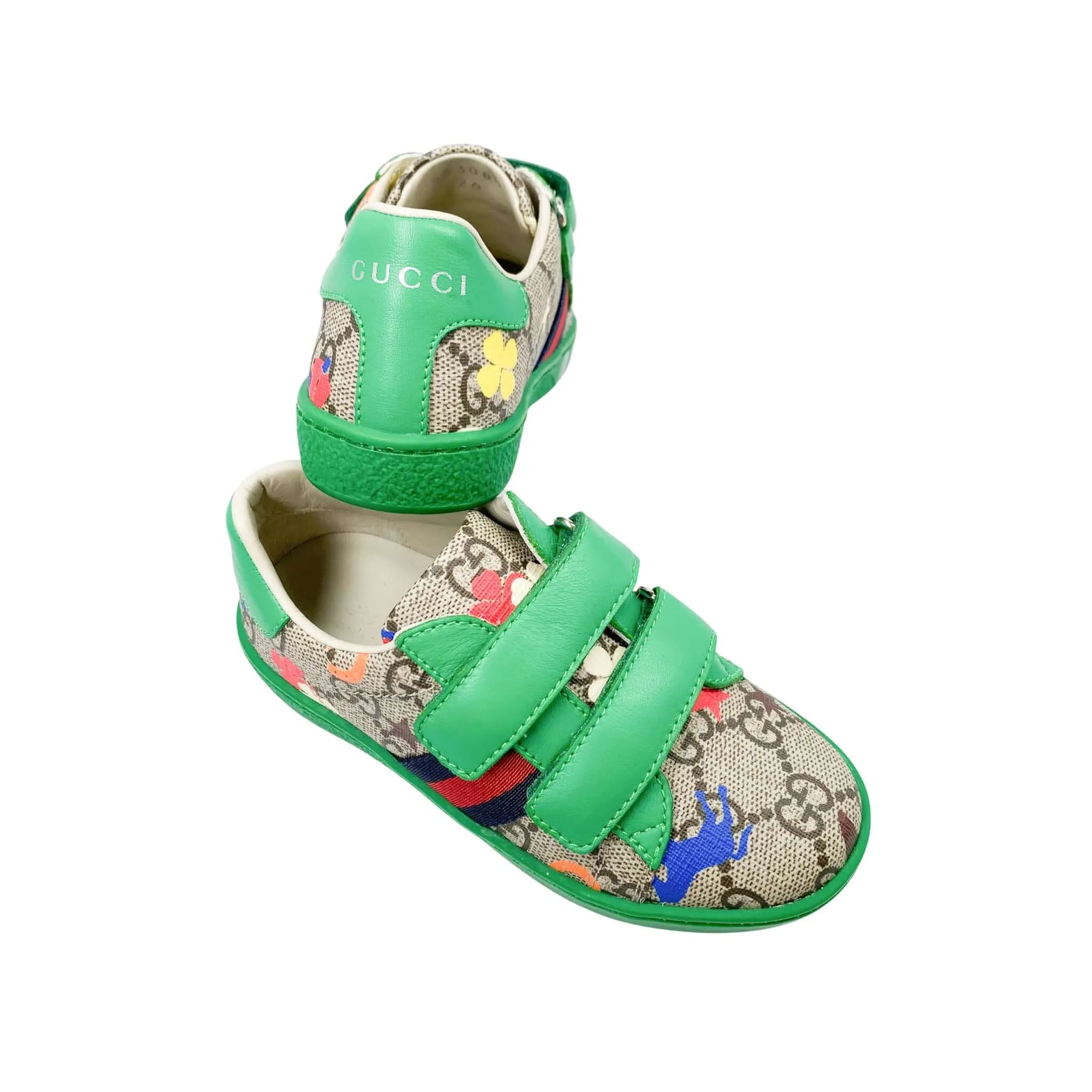 Gucci Kids Ace GG Sneakers in Green