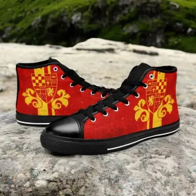 Harry Potter Gryffindor Shoes High Top Sneakers for Kids and Adults