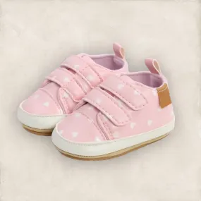 Heart Sneakers Shoes - Pink