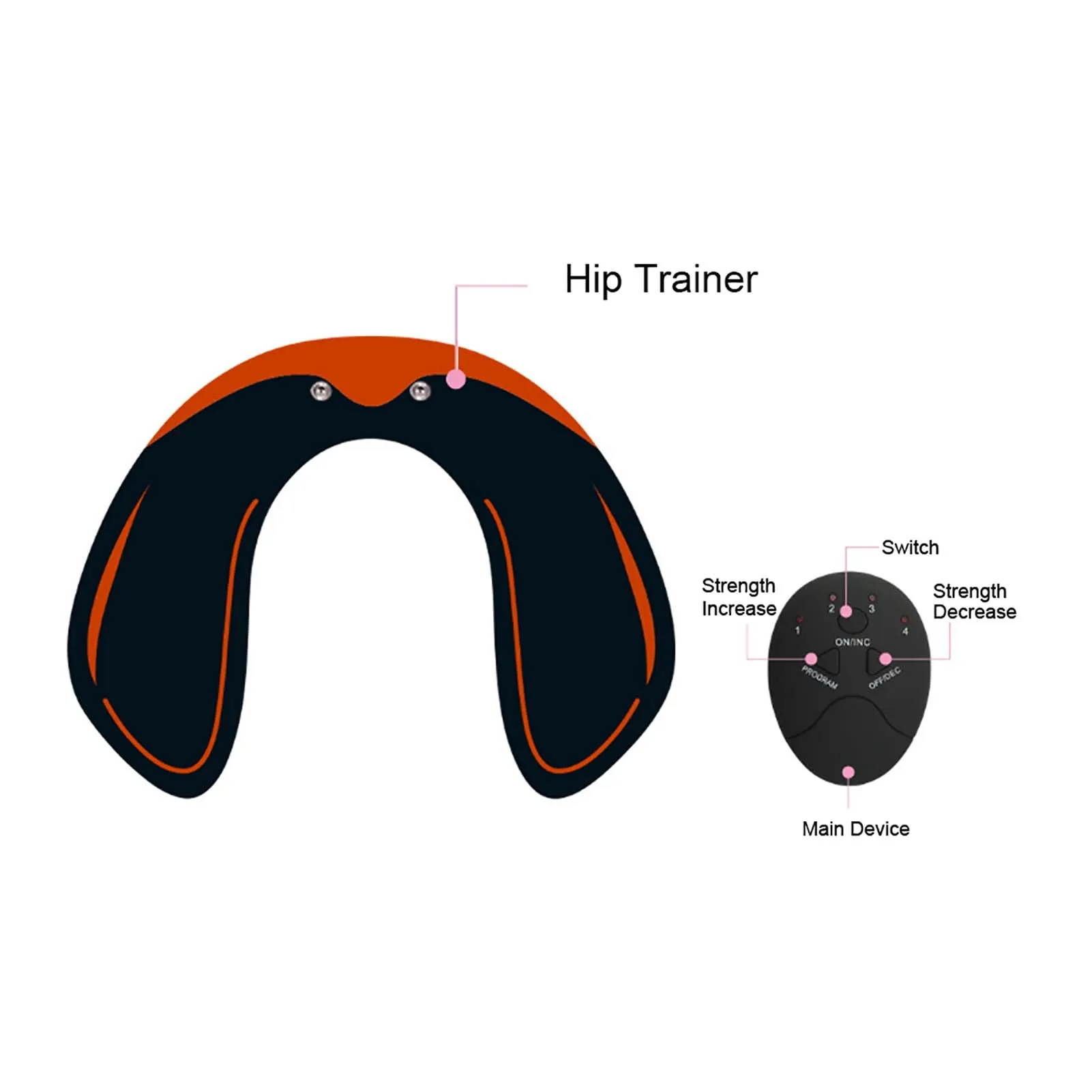 Hip Trainer Massager Electric  Buttock Lifting Massage
