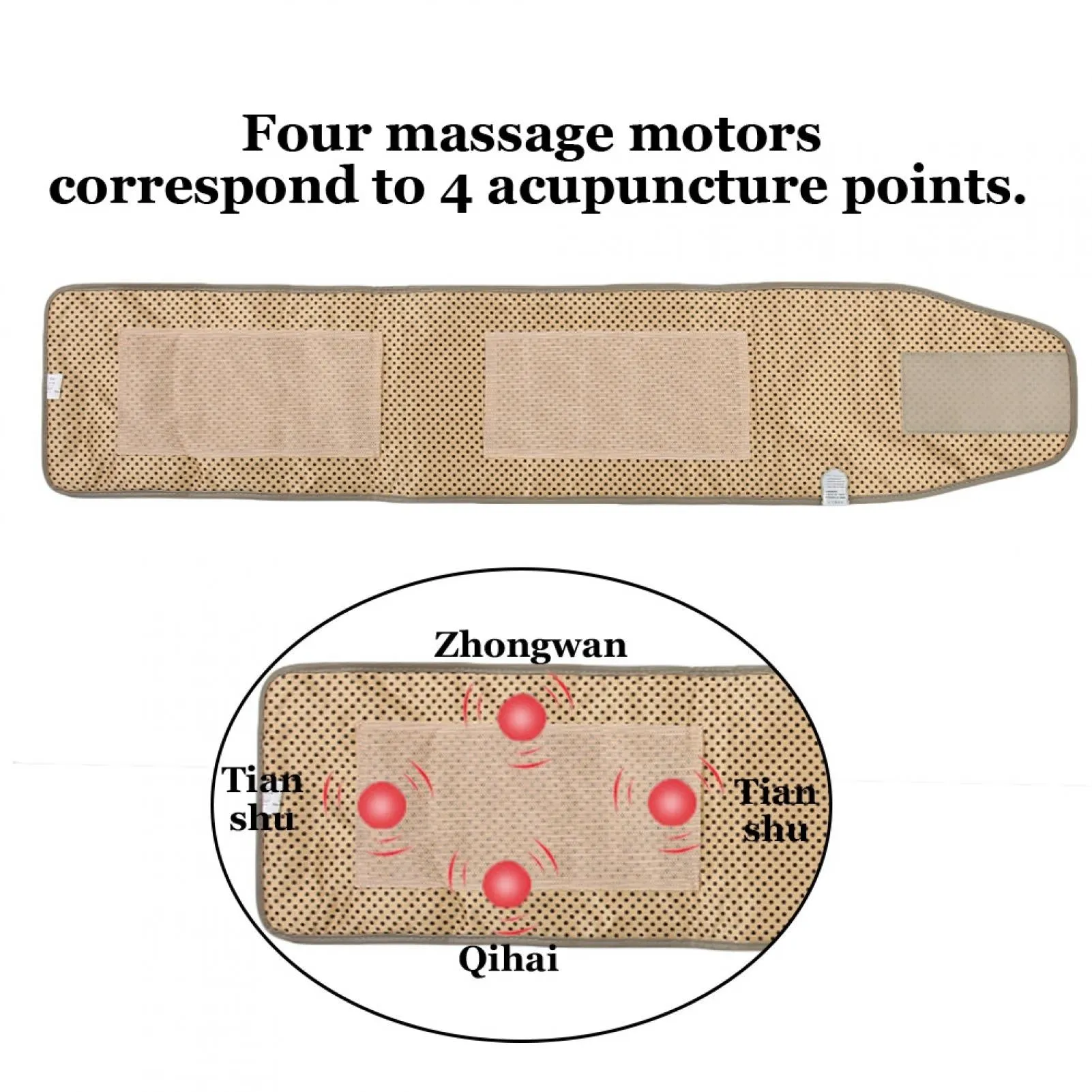 Hot Compress Far Infrared Heating Slimming Belt Vibrating Weight Loss Massager