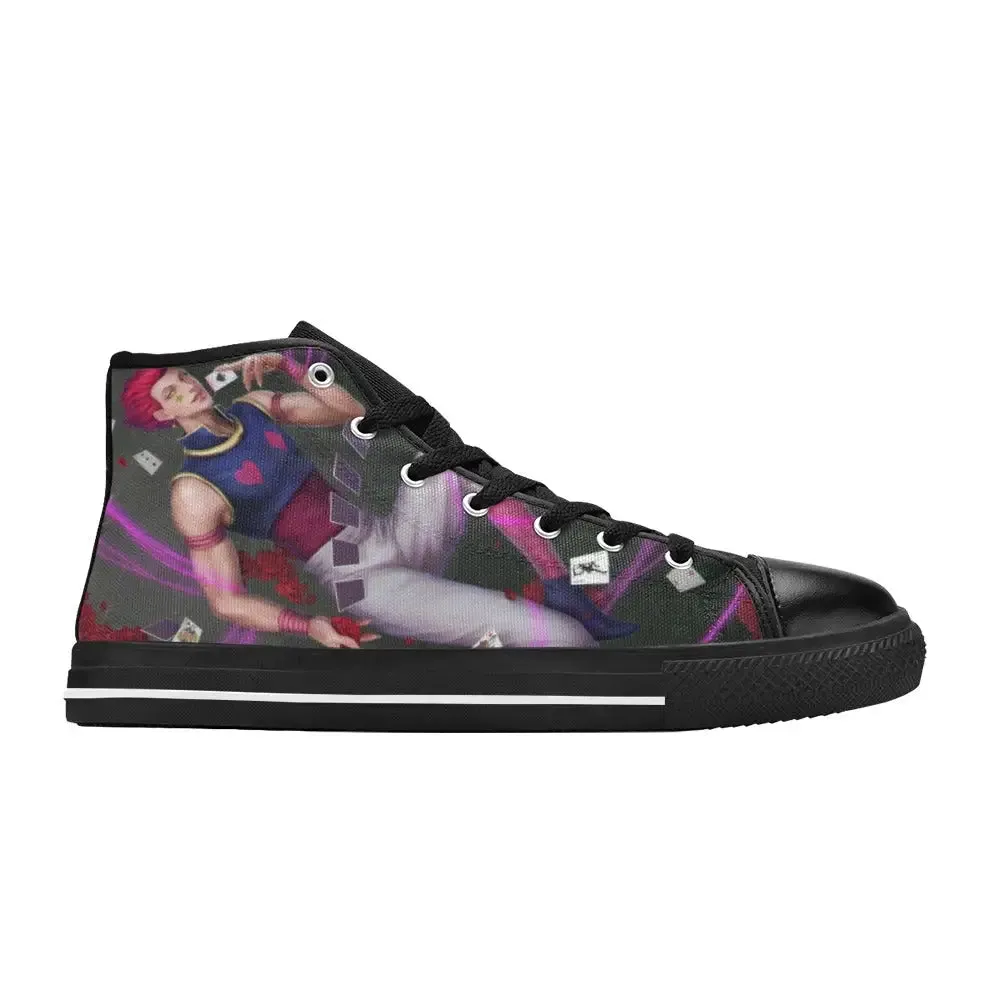 Hunter X Hunter HXH Hisoka Shoes High Top Sneakers for Kids and Adults