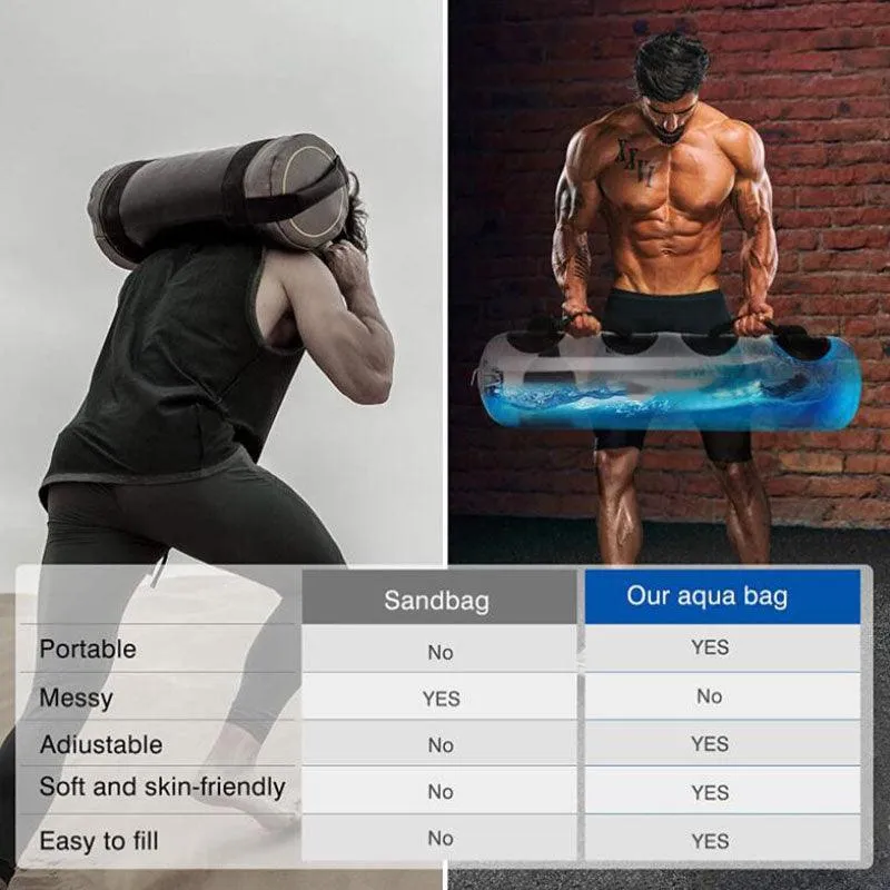 Inflatable Fitness Water-Filled Dumbbell/ Water Exercise Bag -183890