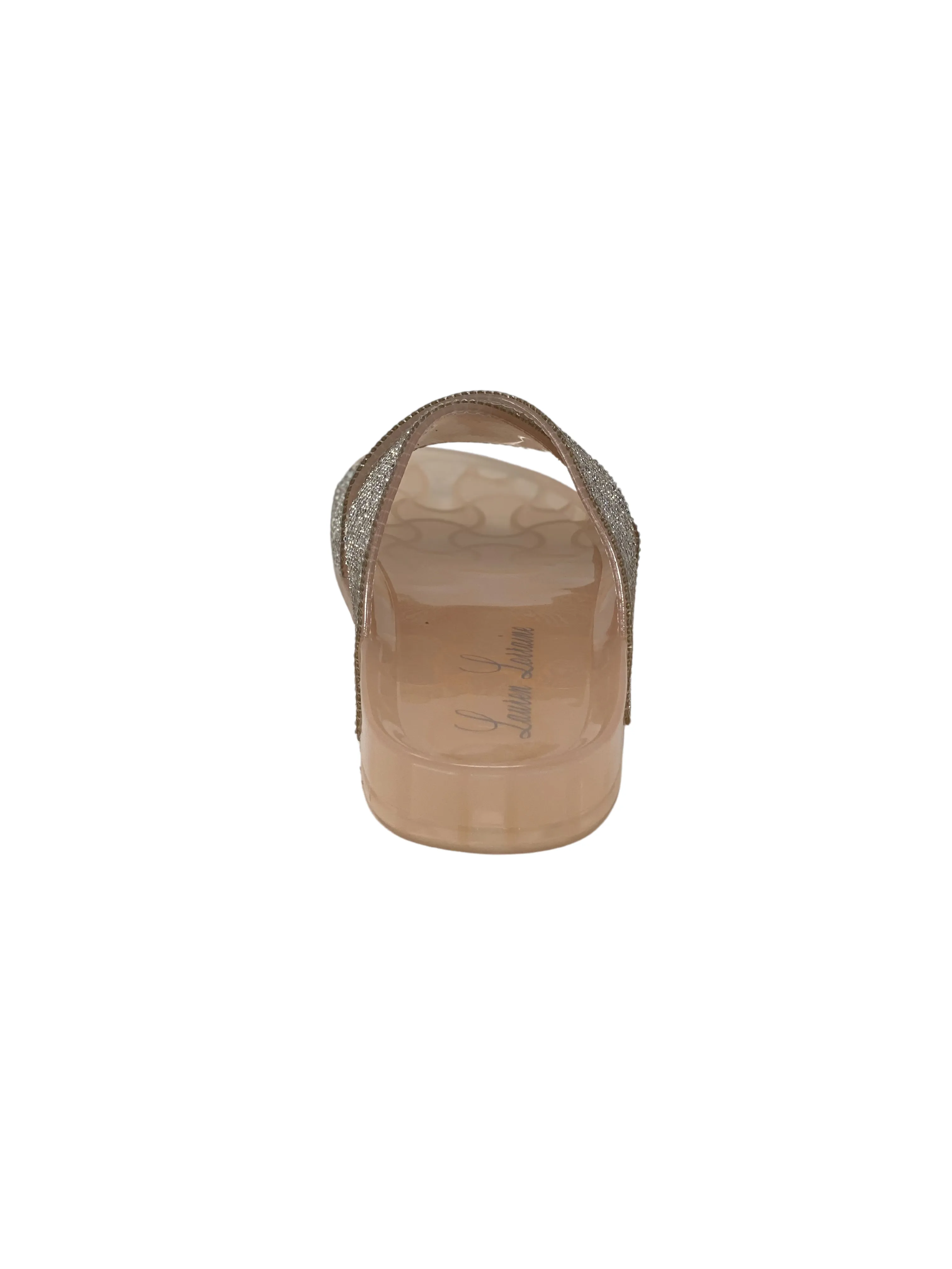 JELLY STONE FLAT PLATFORM SLIPPER SANDAL