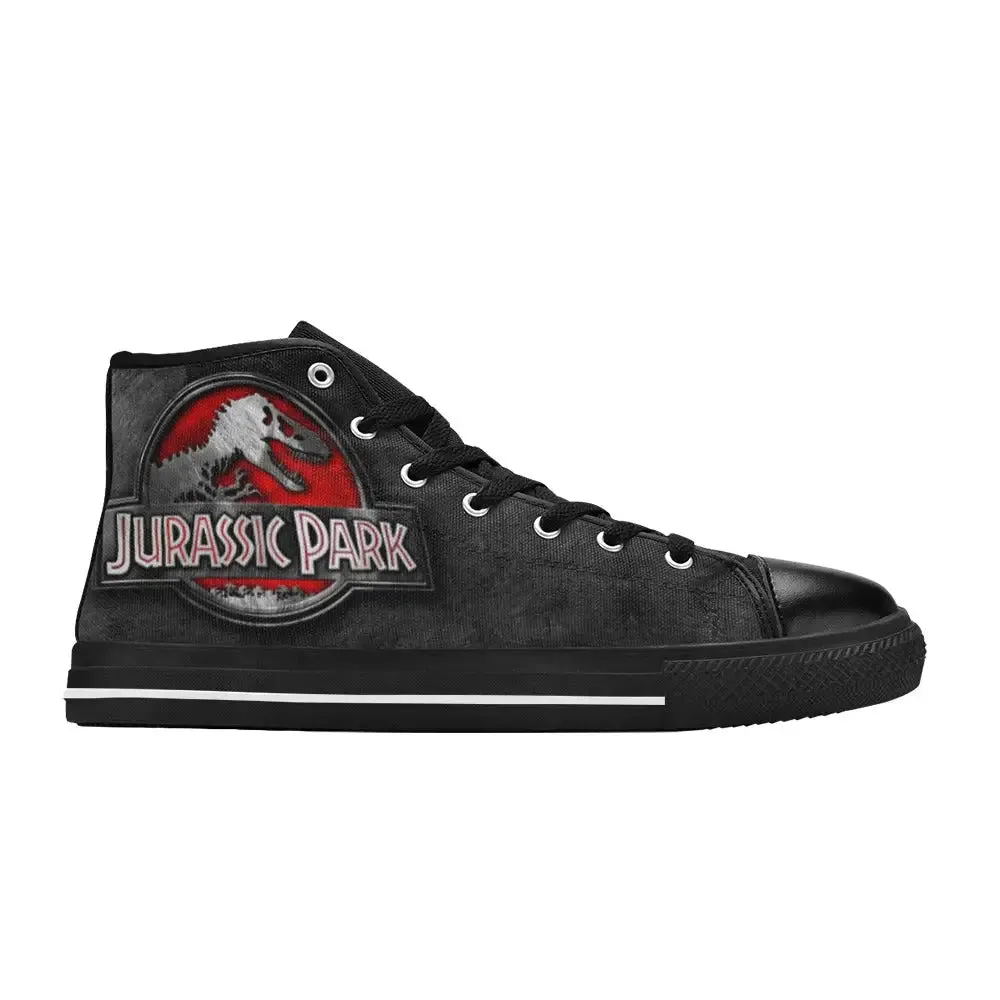 Jurassic Park Lost World Shoes High Top Sneakers for Kids and Adults