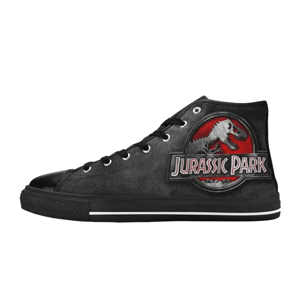 Jurassic Park Lost World Shoes High Top Sneakers for Kids and Adults