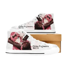 Kaguya sama Love is War Chika Fujiwara Shoes High Top Sneakers for Kids and Adults