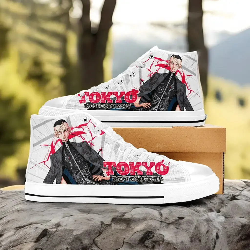 Kakucho Hitto Tokyo Revengers Shoes High Tops Sneakers for Kids and Adults
