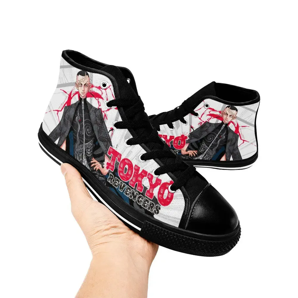 Kakucho Hitto Tokyo Revengers Shoes High Tops Sneakers for Kids and Adults