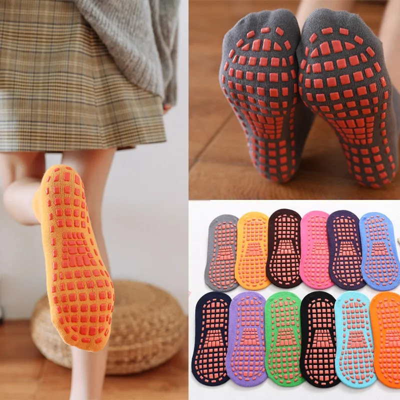 Kids Anti-Slip Socks Trampoline Outside Children Socks