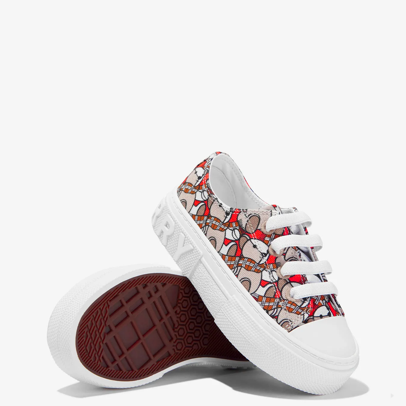 Kids Burberry Mini Jack Bear Trainers