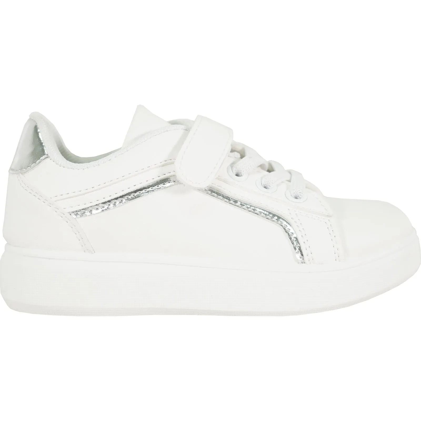 KOZI Kid Fashion Sneaker MG3275KID with Removable Insole SILVER