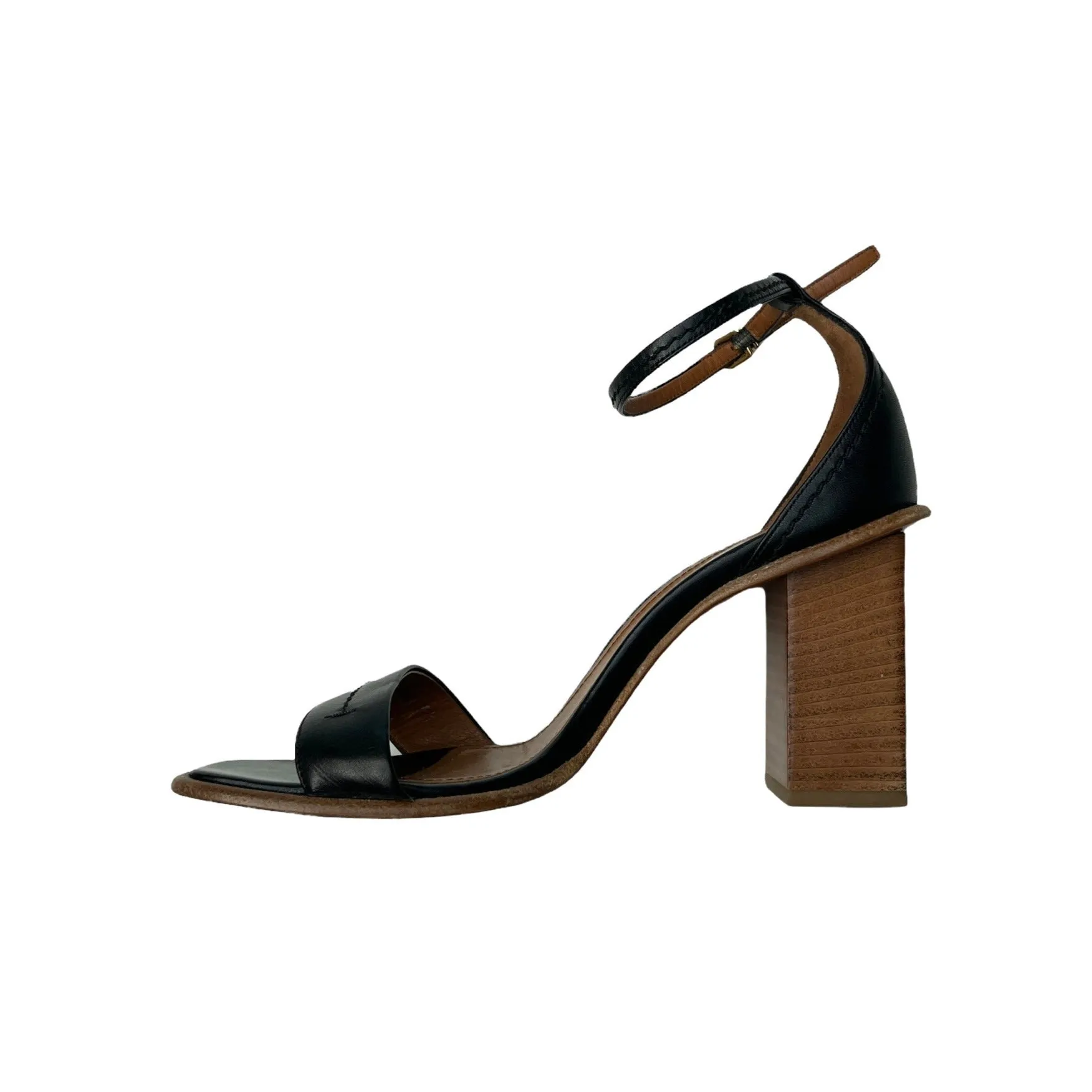 Leather Heeled Sandal - 7
