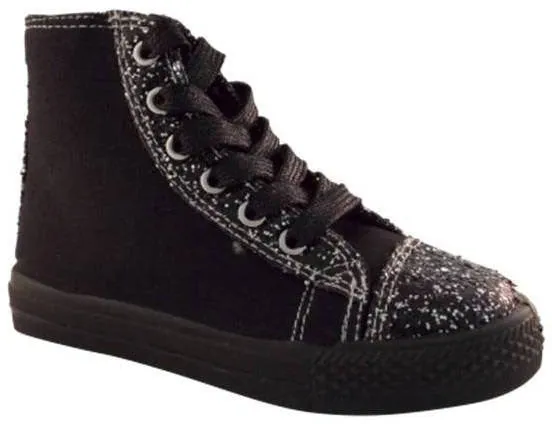 lilly of ny girls glitter hightops Case of 12