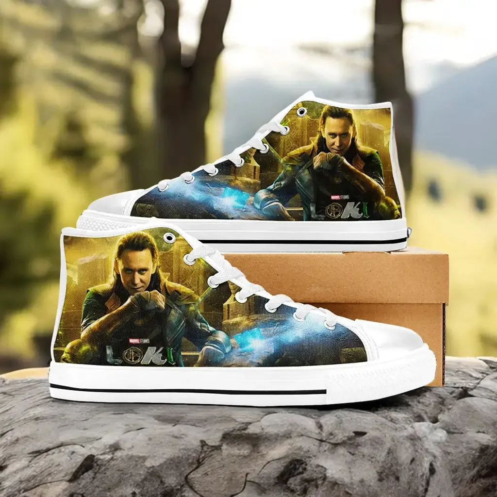 Loki God of Mischief Shoes High Top Sneakers for Kids and Adults