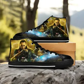 Loki God of Mischief Shoes High Top Sneakers for Kids and Adults