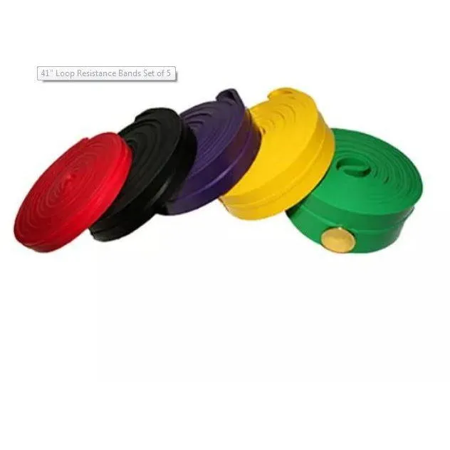 LOOP RESISTANCE BANDS SET OF 5 (41")