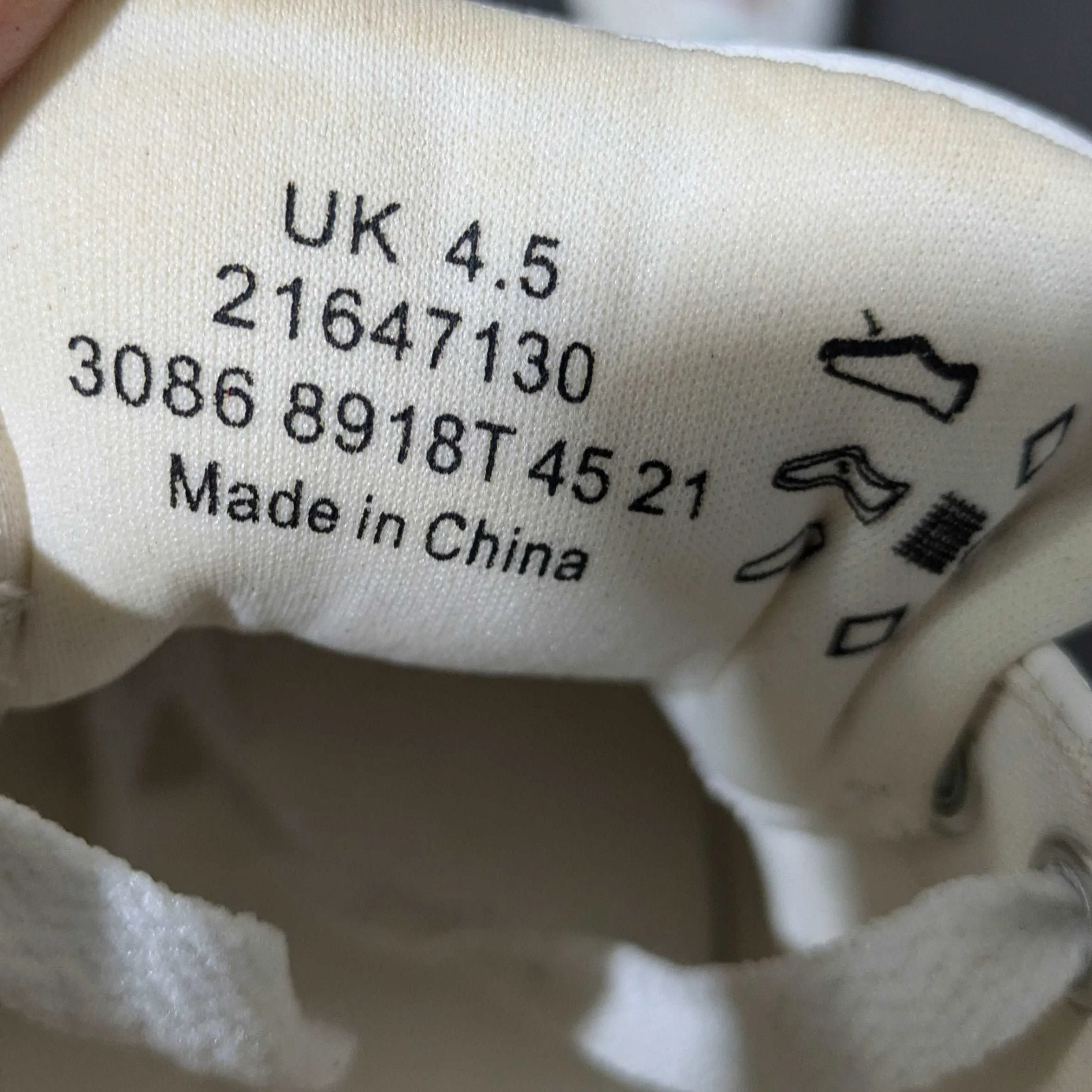 M&S Lace-Up Striped Trainers Size EU 37 / UK 4.5 / US 7