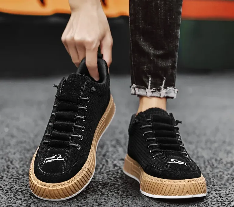 Men's Corduroy Casual Sneakers | Stylish & Comfortable