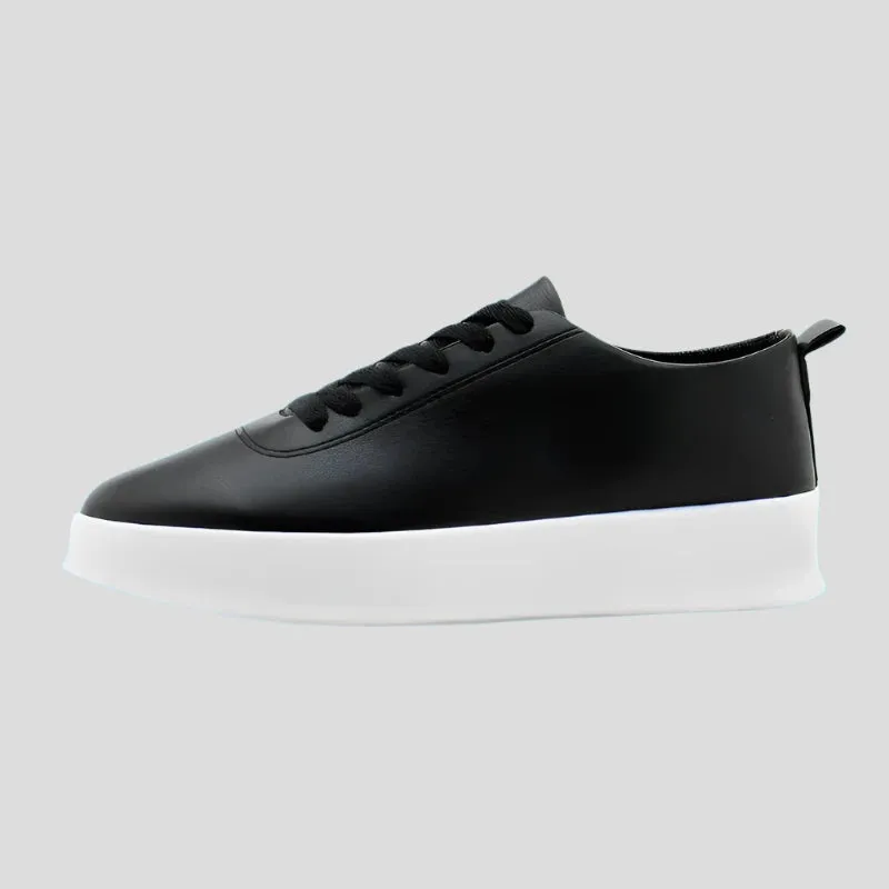 Men's Designer Fashion Vulcanized Shoes - High-Quality PU Walking Sneakers, Comfortable Casual Flats