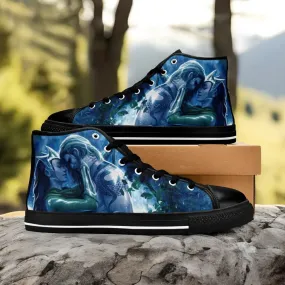 Mera Aquaman Justice League Shoes High Top Sneakers for Kids and Adults