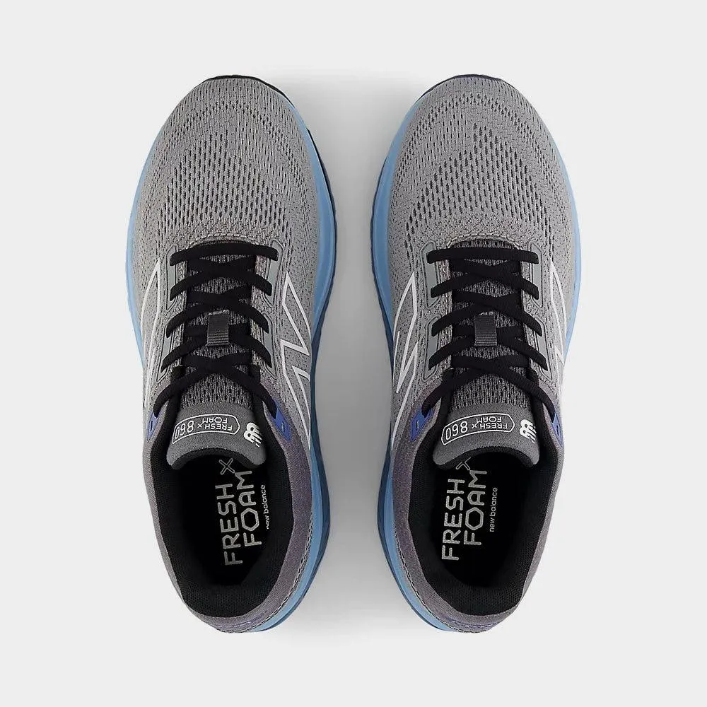 New Balance Mens M860f14 Running Grey/blue _ 182792 _ Grey