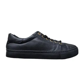New Look Black Leather-Look Metal Trim Trainers – UK 6  EU 39 / US 8