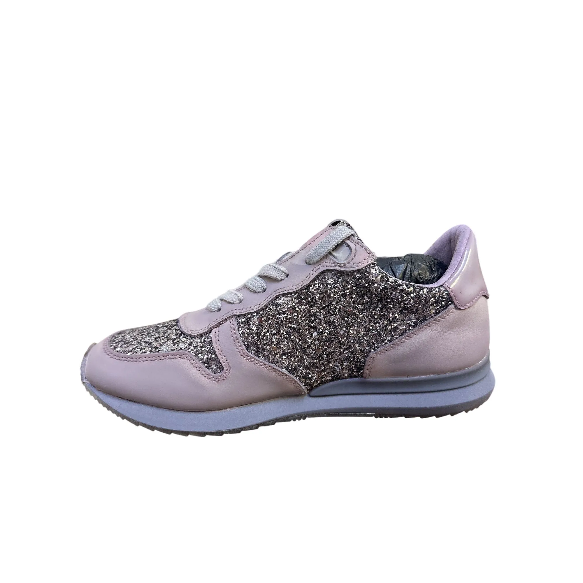 NWOT Vintage Havana Lilac & Glitter Sneakers Size 8