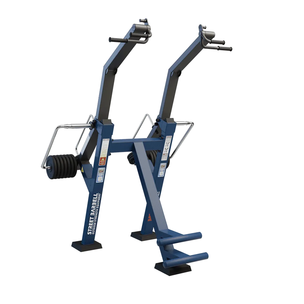 OUTDOOR FITNESS EQUIPMENT STREETBARBELL LAT PULLDOWN