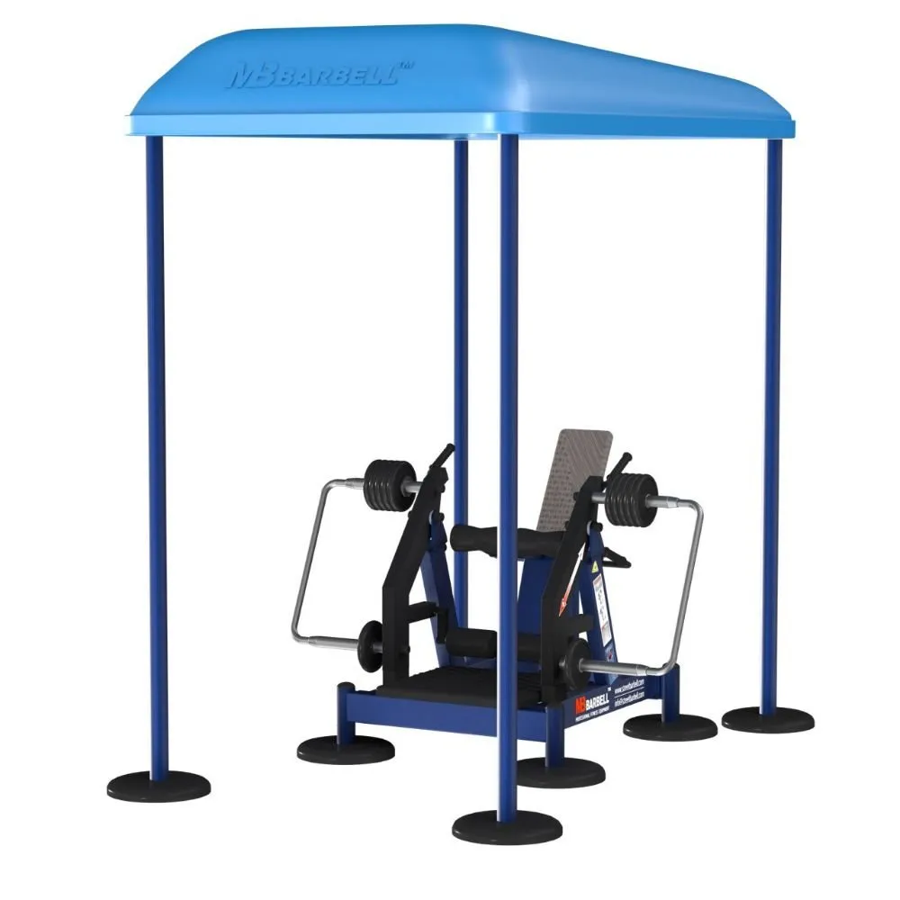 OUTDOOR FITNESS EQUIPMENT STREETBARBELL SEATED LEG EXTENSION