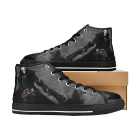 Overwatch Shoes , Overwatch Reaper Shoes High Top Sneakers for Kids and Adults