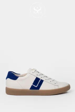 PAUL GREEN 5464 ROYAL BLUE/CREAM LEATHER LOW PROFILE TRAINERS