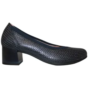 Pitillos Block Heeled Pumps - 5090 - Navy