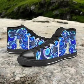 Pokemon Lucario Shoes High Top Sneakers for Kids and Adults