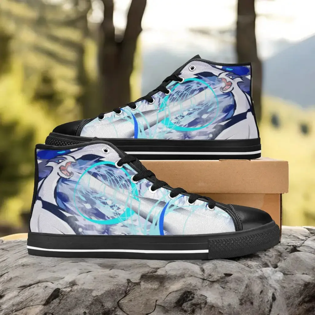Pokemon Lugia Shoes High Top Sneakers for Kids and Adults