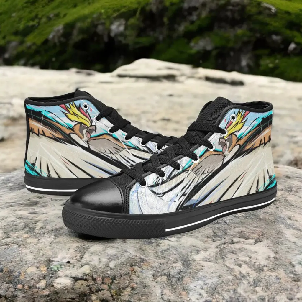Pokemon Pidgeot Shoes High Top Sneakers for Kids and Adults