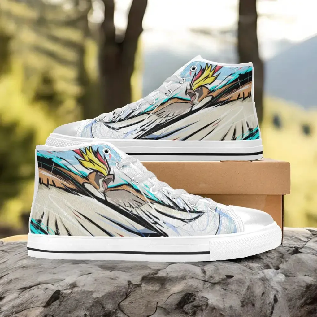 Pokemon Pidgeot Shoes High Top Sneakers for Kids and Adults