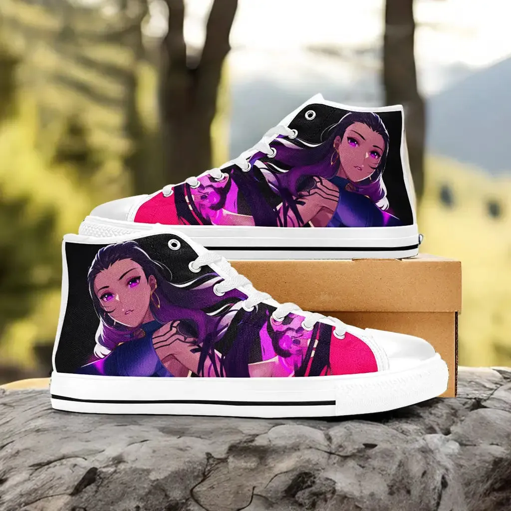 Reyna Valorant Shoes High Top Sneakers for Kids and Adults