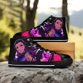 Reyna Valorant Shoes High Top Sneakers for Kids and Adults
