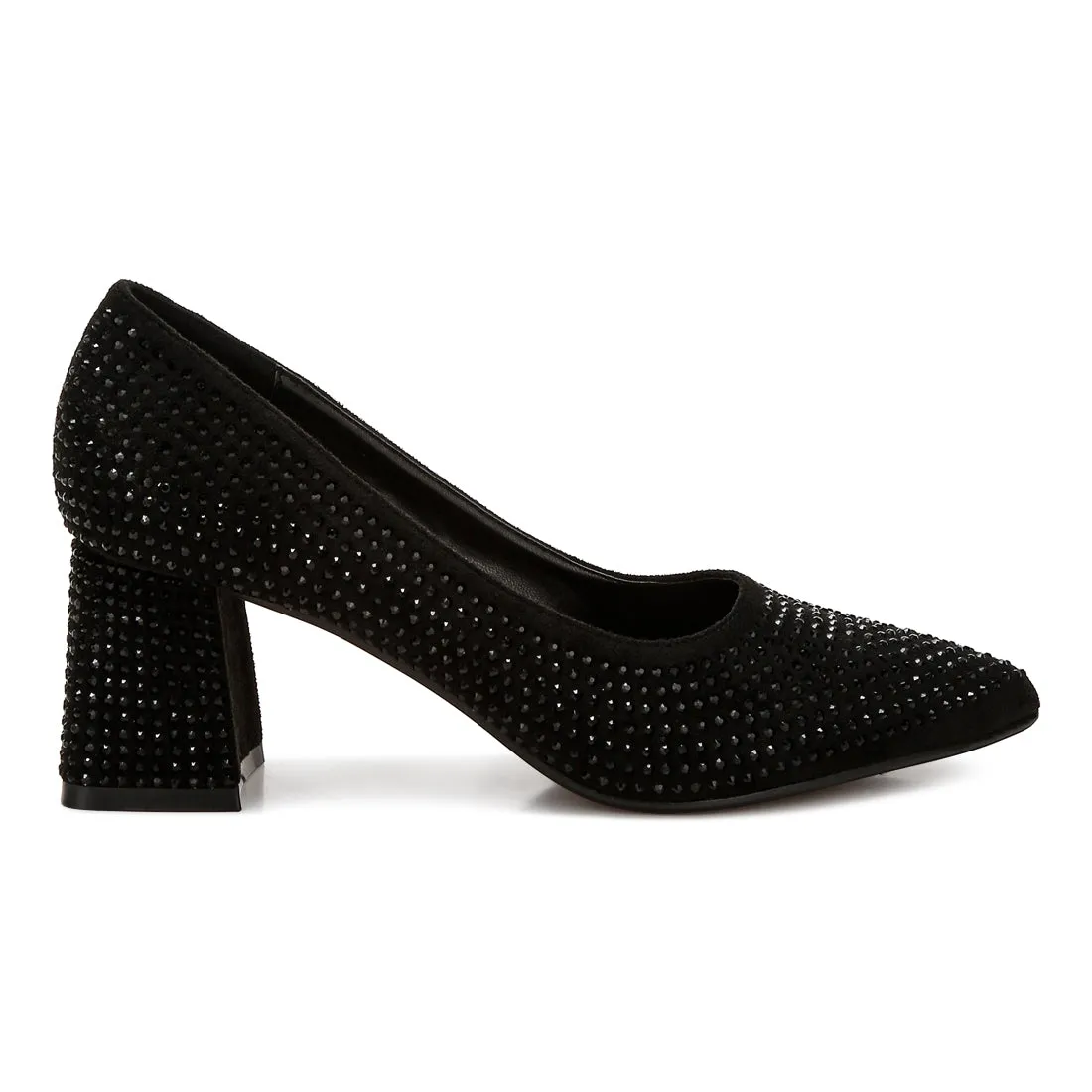 Rhinestones Embellished Pumps