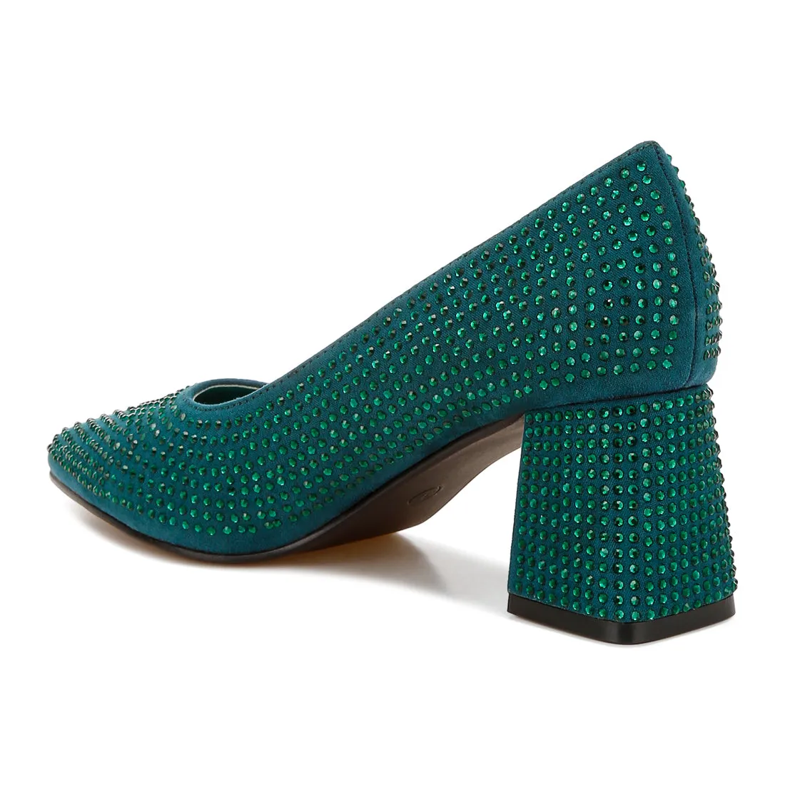 Rhinestones Embellished Pumps