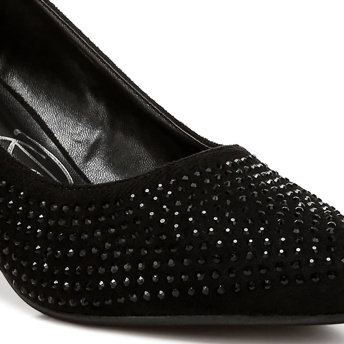 Rhinestones Embellished Pumps
