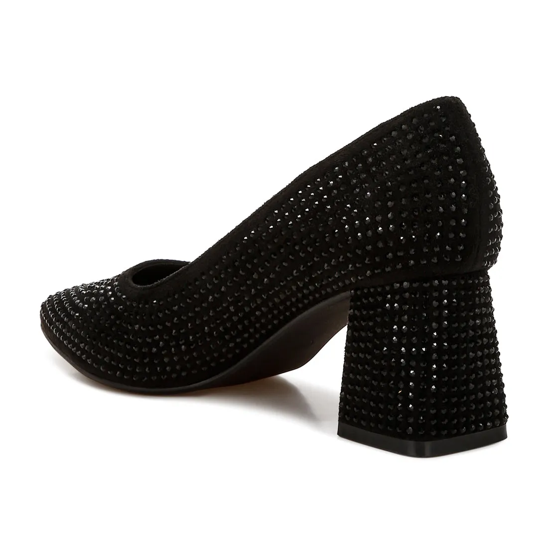 Rhinestones Embellished Pumps