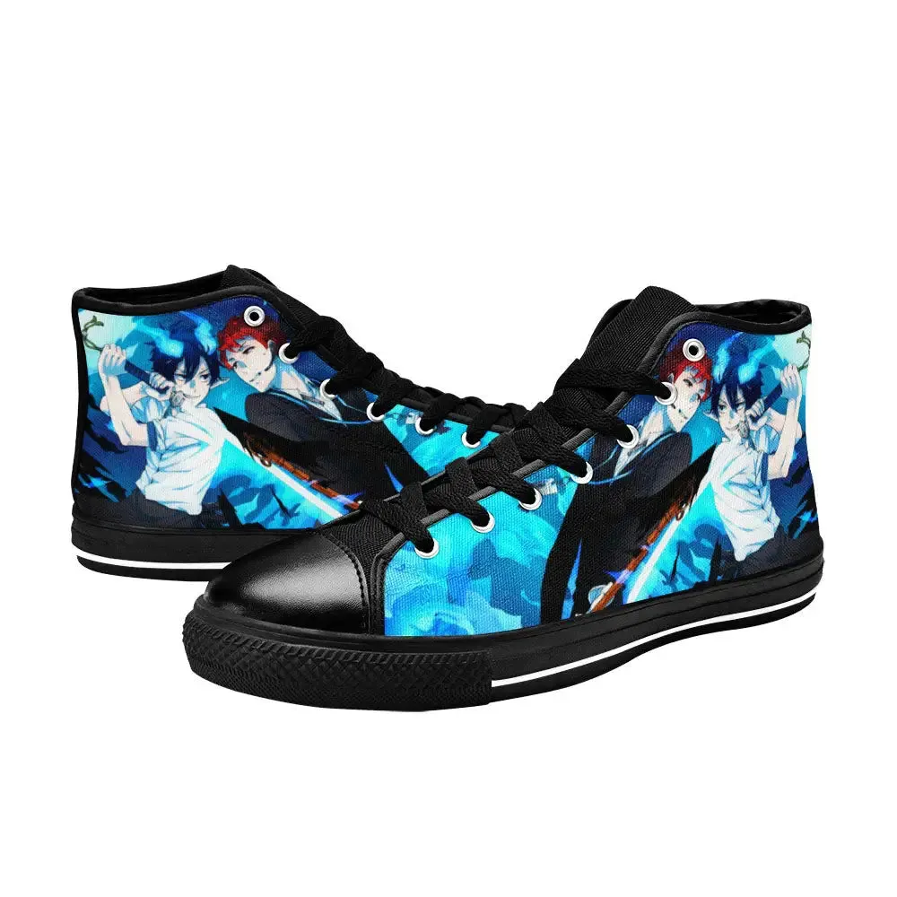 Rin Ao no Exorcist Shoes High Tops Sneakers for Kids and Adults