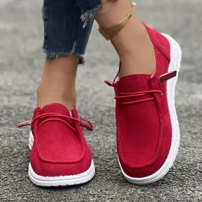 Round Toe Flat Slip-Ons