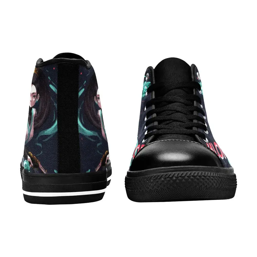 Sage Valorant Shoes High Top Sneakers for Kids and Adults
