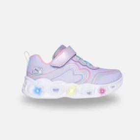 Skechers Heart Lights Retro Hearts - Lavender/Multi