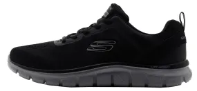 Skechers Track Broader Black Charcoal Mens Trainers Shoes